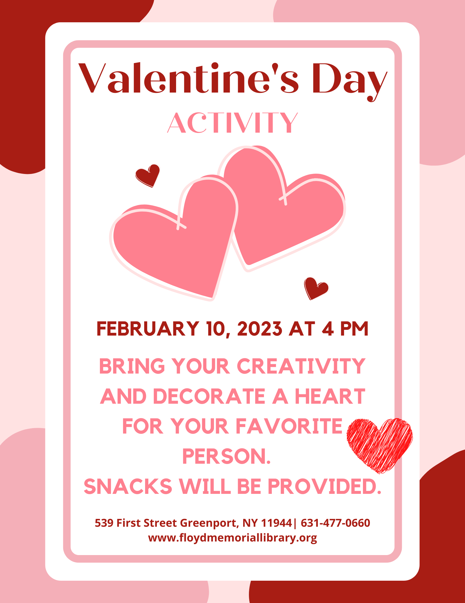 Valentine’s day activity february 10